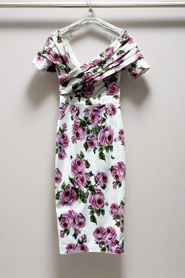 Violet Printed Dress