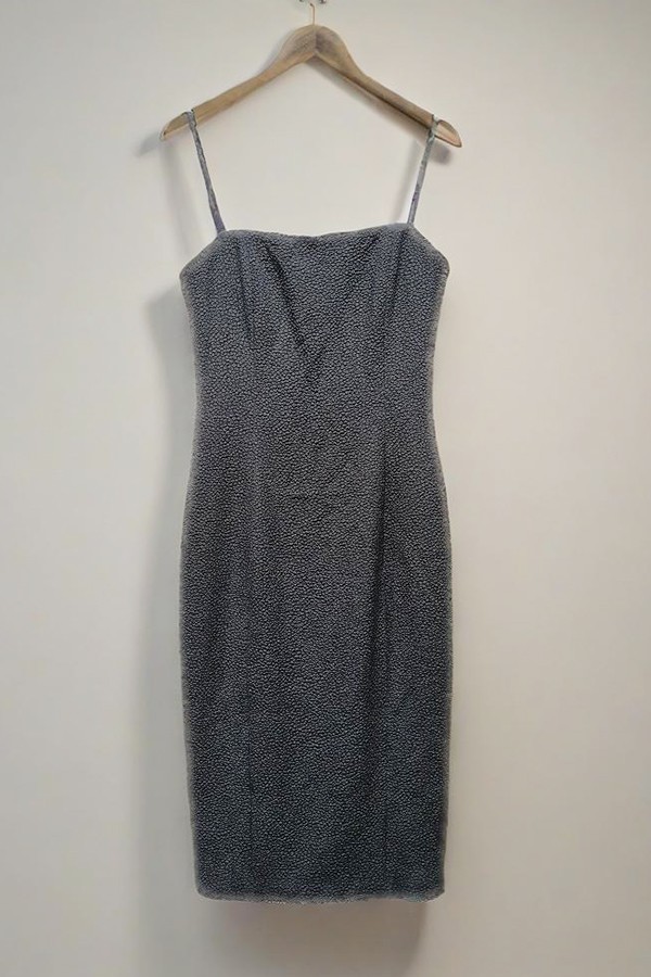 black hip-hugging skirt