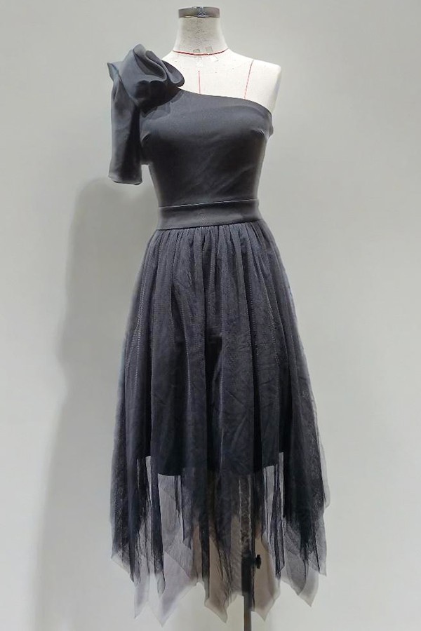 black evening dress